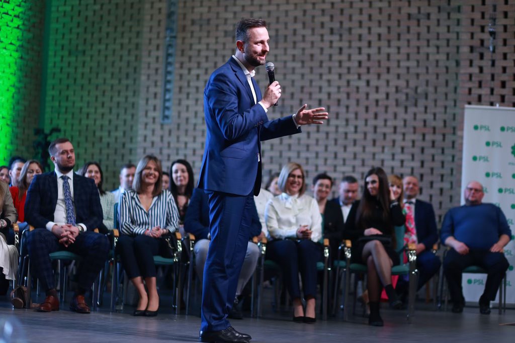 psl, polskie stronnictwo ludowe, konferencja, grzegorz puda