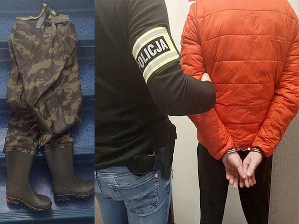 kradzież ryb, pstrągi, ośrodek hodowli pstrągów, kpp jawor