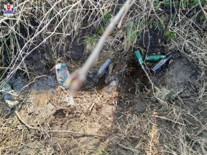 utonął w rowie, krasew, kpp radzyń podlaski, tragedia we wsi