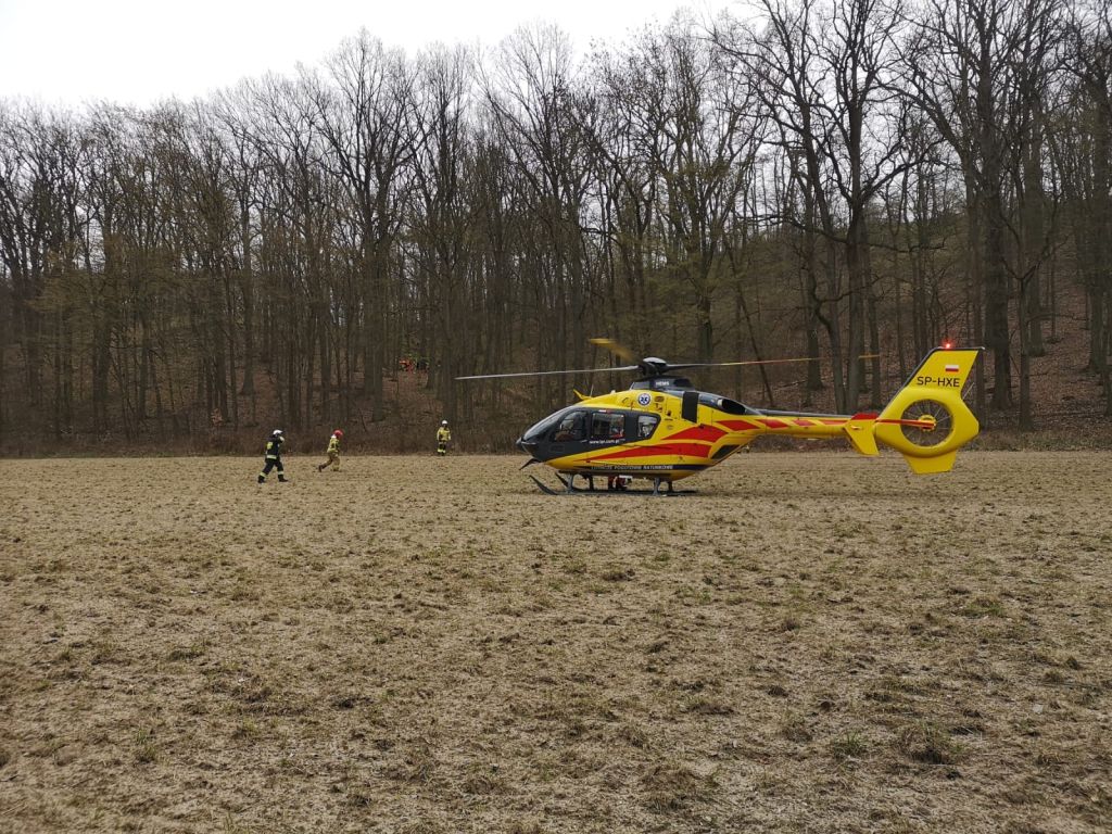 powiat gorzowski, śmierć traktorzysty, wywrócony ciągnik, wypadek ciągnika