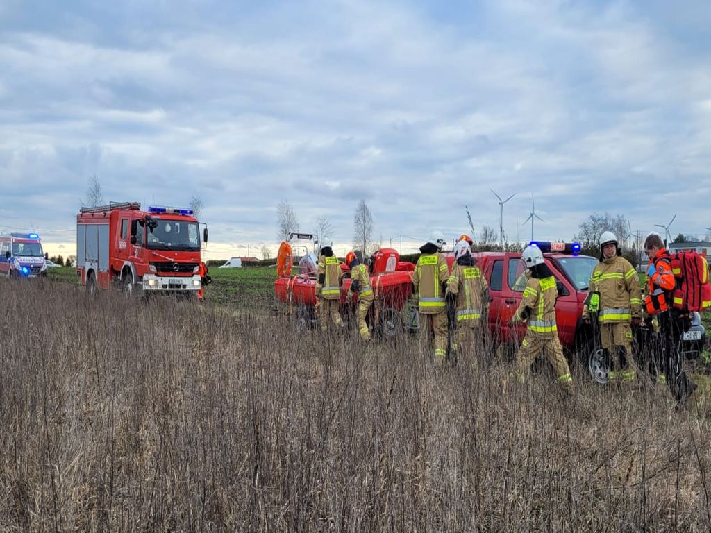 zwłoki w rowie, śmierć w gospodarstwie, kpp radziejów, km psp włocławek
