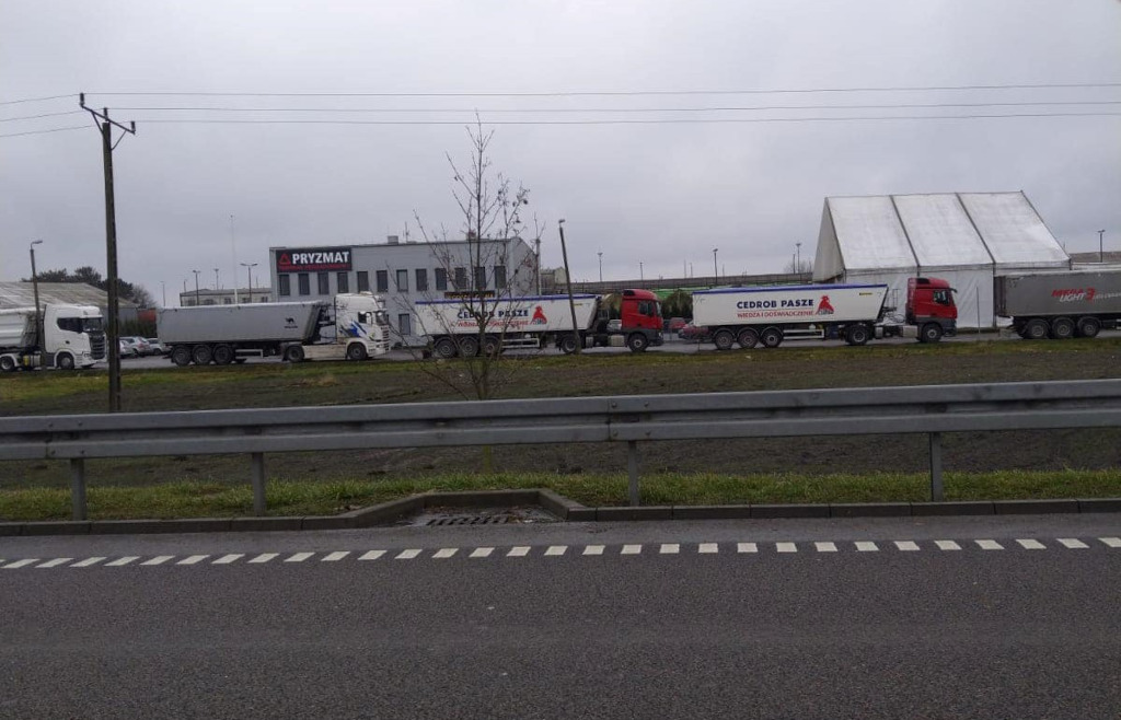 ukraińskie zboże, ciężarówki, Cedrob, Pryzmat, Hrubieszów