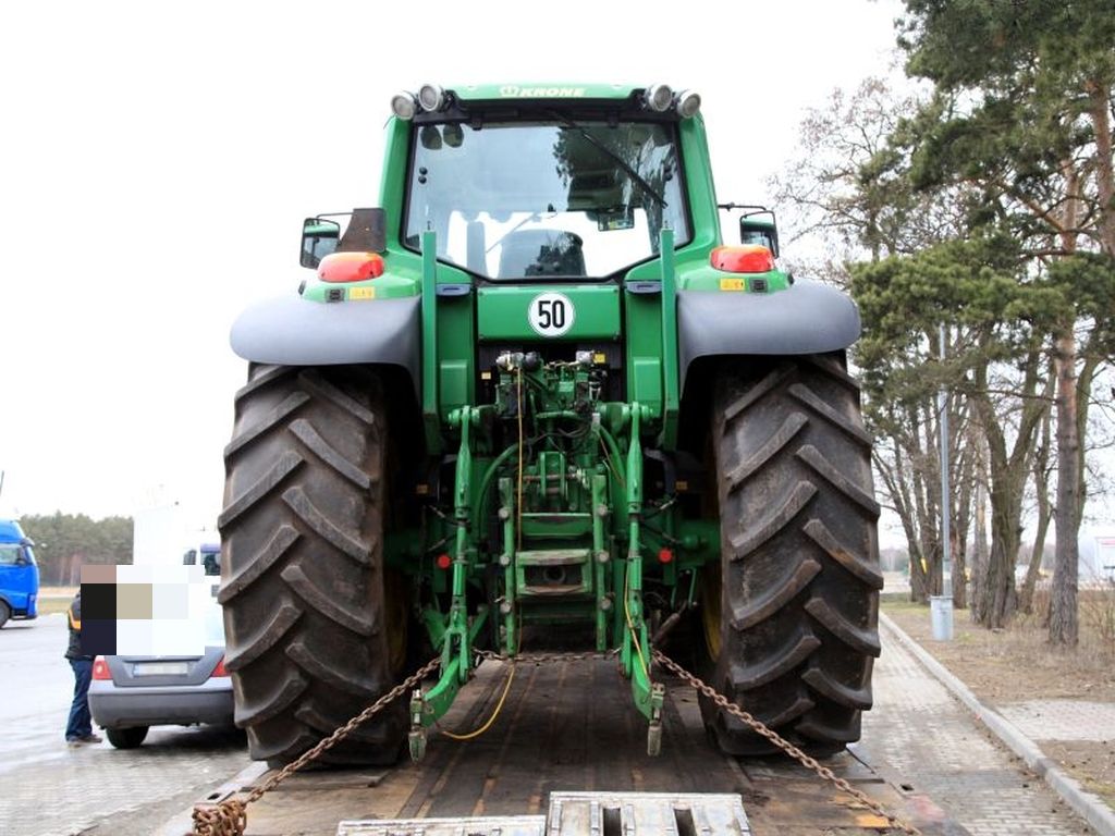 oszustwo, zakup ciągnika, oferta, kpp wolsztyn