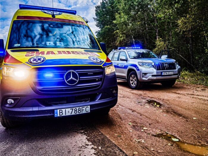 kpp działdowo, płośnica, wypadek, uderzenie