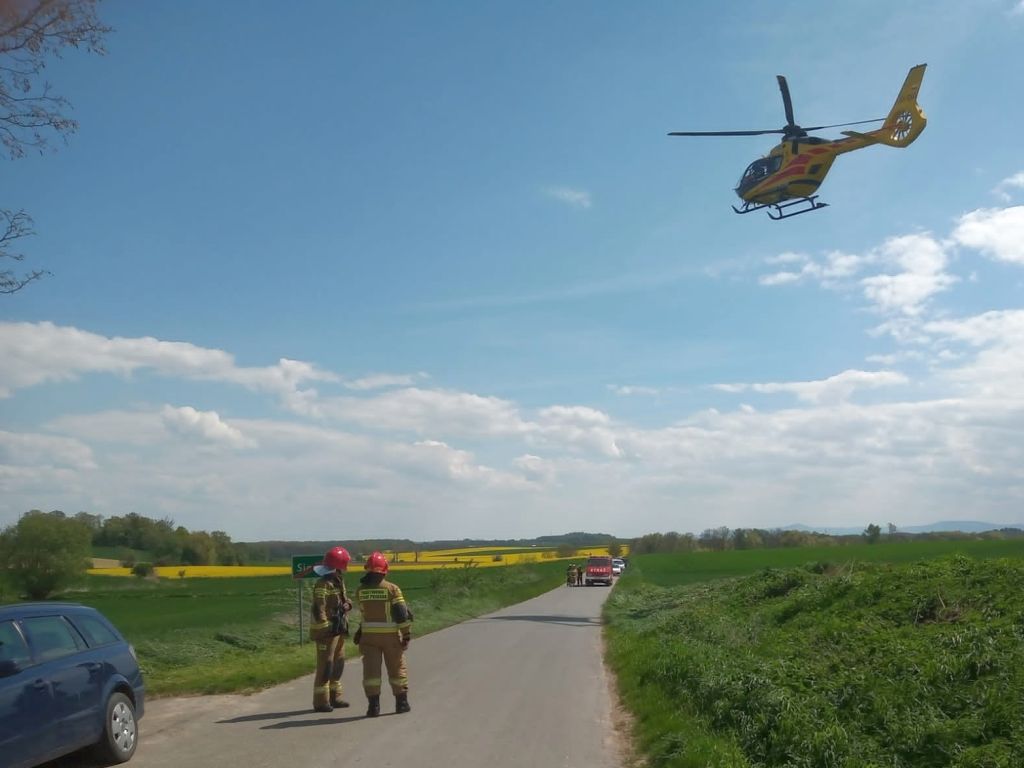 kpp nysa, wypadek, naprawa, ciągnik