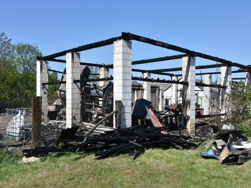 kmp biała podlaska, pożar, gospodarstwo, podpalaczka