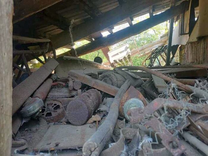 gospodarstwo, prace, porządki, bomba, pocisk, niewybuch, kmp tarnów