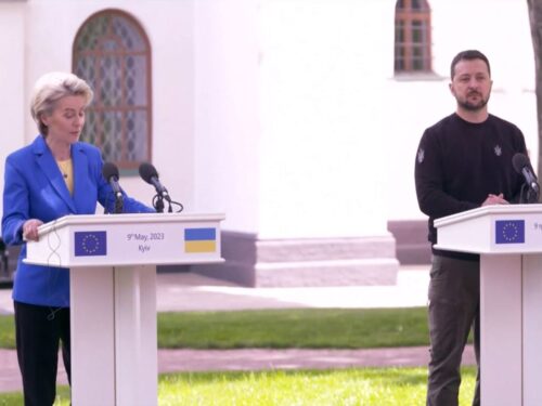 zełenski, ukraina, von der leyen, eksport, zboża