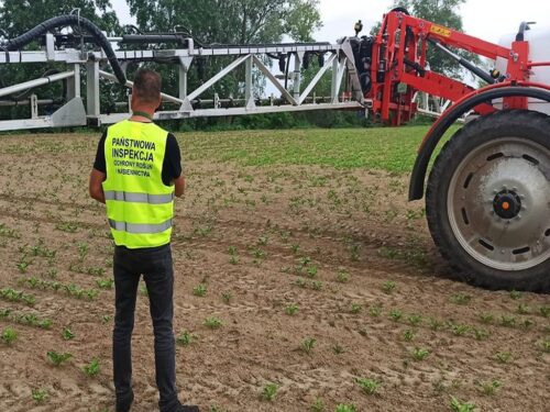 środki ochrony roślin, pestycydy, opryskiwacz, kontrole, piorin, inspekcja