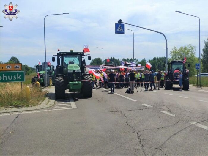 wojewoda, lubelskie, protest, rolnicy, dorohusk, przejście graniczne, ukraina