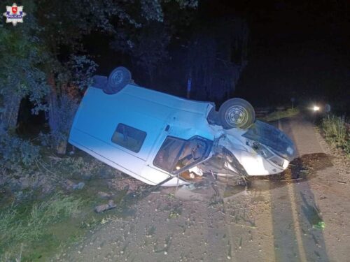 kpp puławy, kolizja, dachowanie, kradzież, pracownicy, gospodarstwo