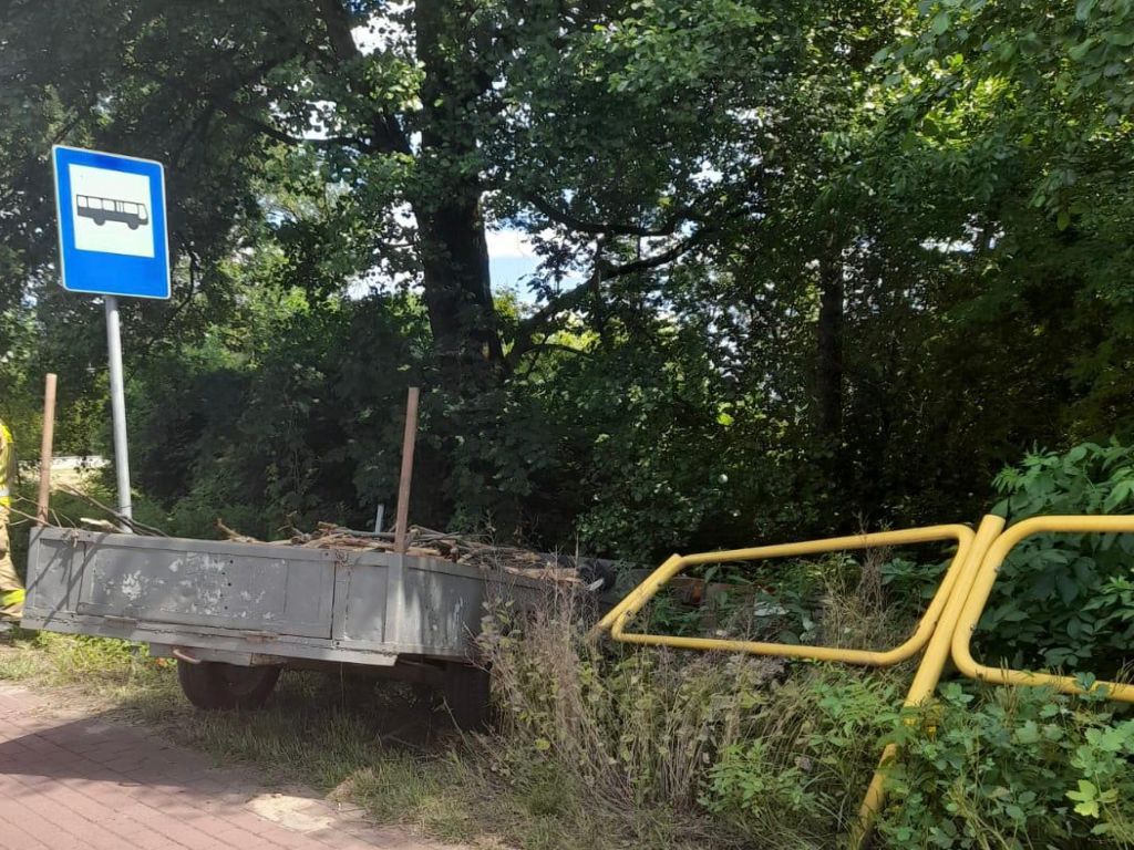 kpp wyszków, wypadek, ciągnik, nietrzeźwy traktorzysta