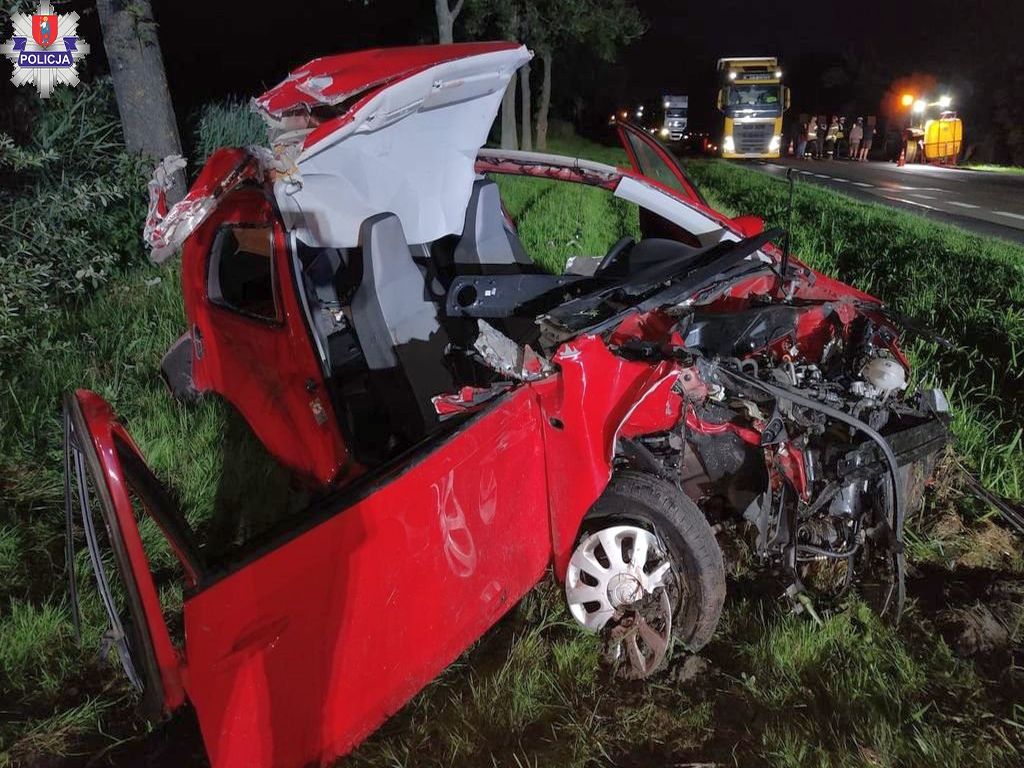 kmp zamość, wypadek, ciągnik, opryskiwacz