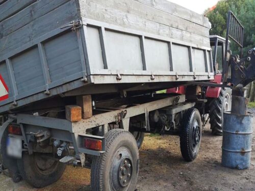 kw psp opole, wypadek, przyczepa, naprawa