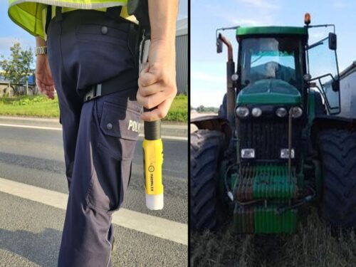 kpp góra, kpp pabianice, pijany traktorzysta, nietrzeźwy kierowca, poszukiwany