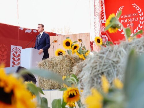 premier, morawiecki, minister, telus, dożynki, zakaz, import, zboże, ukraina