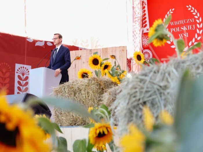 premier, morawiecki, minister, telus, dożynki, zakaz, import, zboże, ukraina