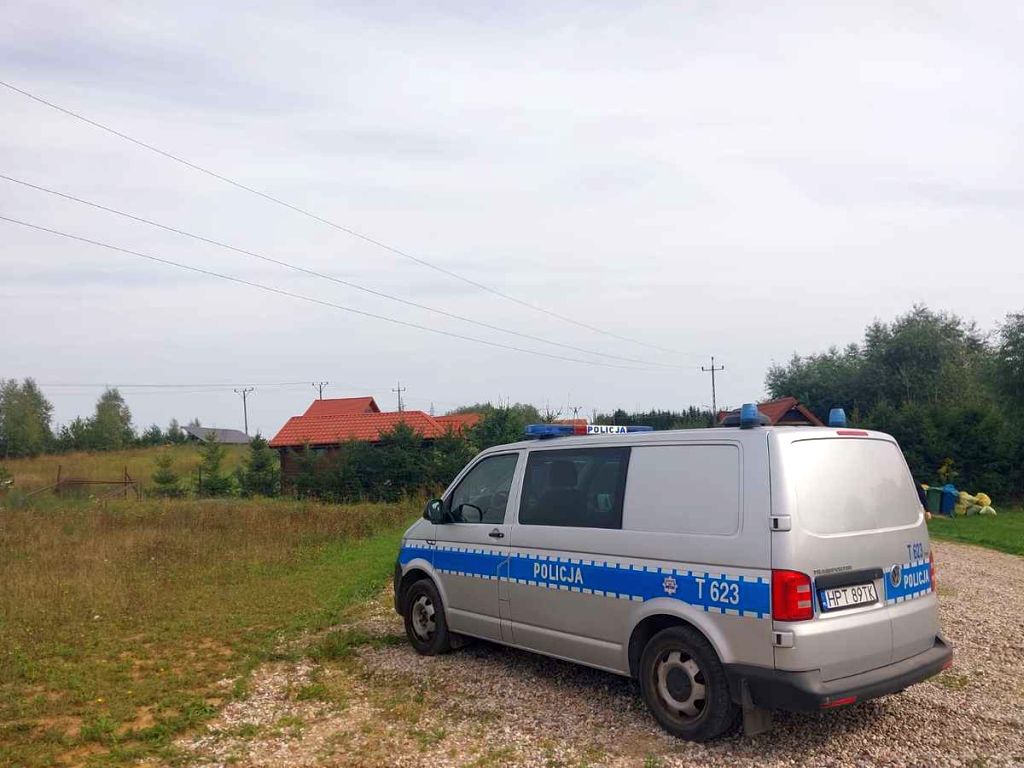 kpp mrągowo, młynowo, wypadek, zdarzenie, wędkarz, wędka, porażenie prądem, linie energetyczne