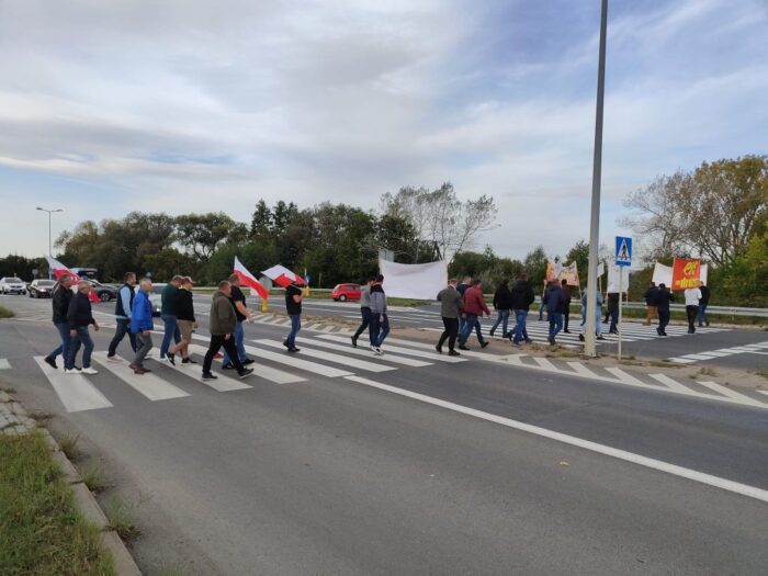 ząbkowice śląskie, kpp ząbkowice, protest, protest rolników, blokada