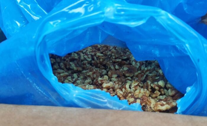 kas, administracja skarbowa, kontrola, ciężarówka, bakalie, odpady spożywcze, kara