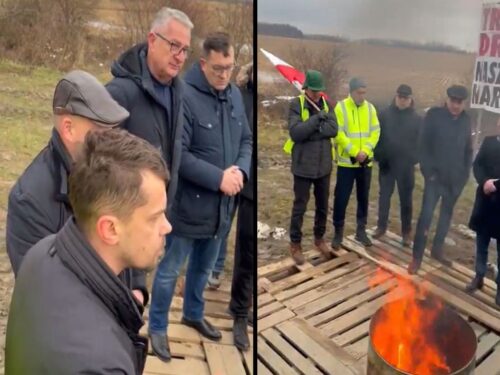 kołodziejczak, krajewski, spotkanie, medyka, granica, protest, rolnicy, oszukana wieś