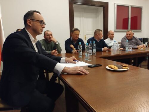 minister, klimczak, przewoźnicy, protest, granica