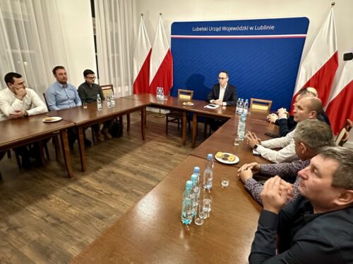 minister, klimczak, resort infrastruktury, spotkanie, rozmowy, przewoźnicy