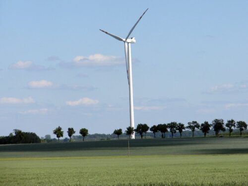 europejska karta wiatru, energetyka wiatrowa, wiatraki, oze