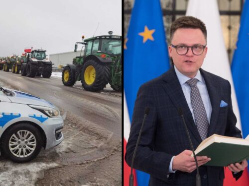 sejm, marszałek, hołownia, protest, protesty rolników