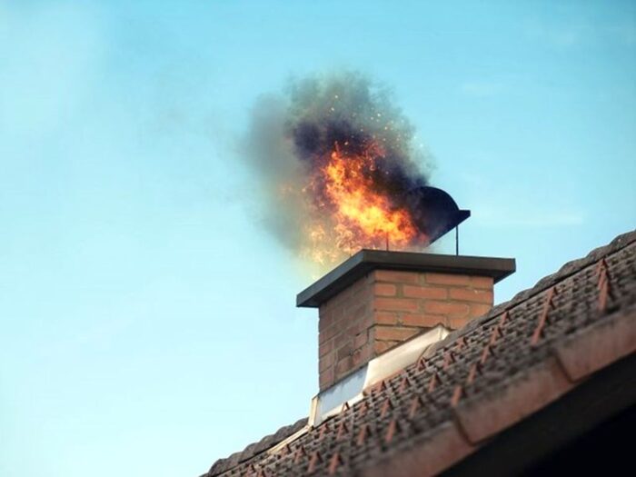 strażacy, pożar, sadze, kotłownie