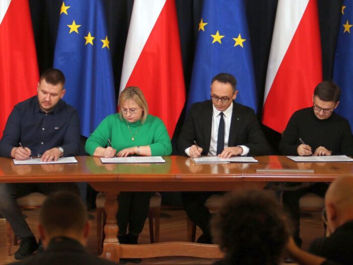 klimczak, minister, resort infrastruktury, przewoźnicy, protest