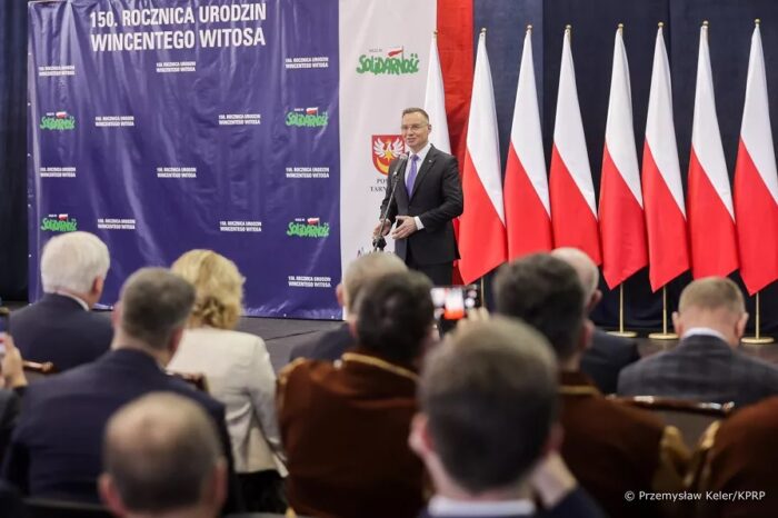 prezydent, duda, witos, uroczystość, ruch ludowy