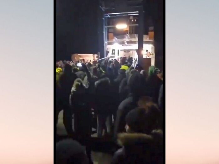 niemcy, wicekanclerz, protest, prom, rolnicy