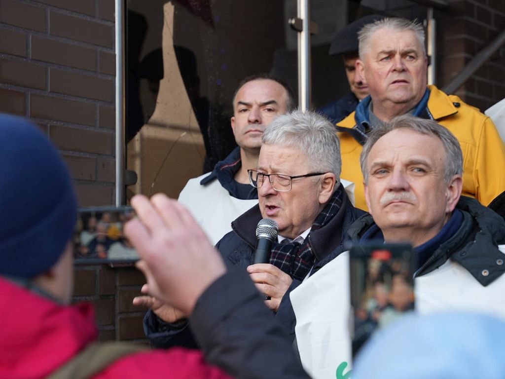 minister, siekierski, protest, rolnicy