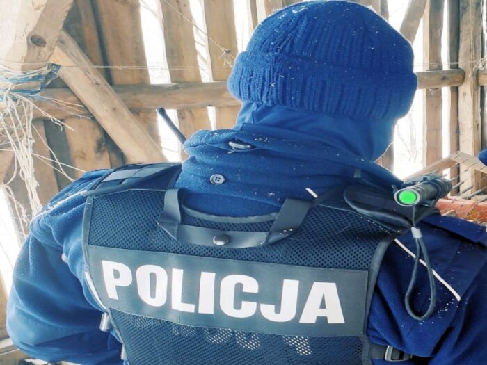 kpp radzyń podlaski, martwy mężczyzna, gospodarstwo, drewutnia, mróz