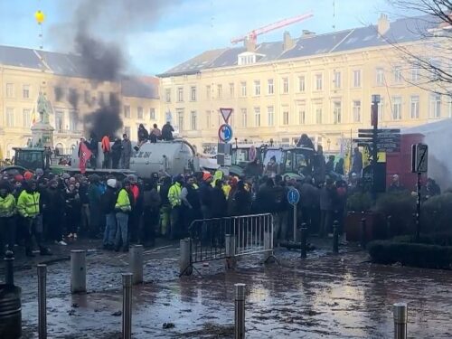 ue, szczyt unijny, bruksela, protest rolników