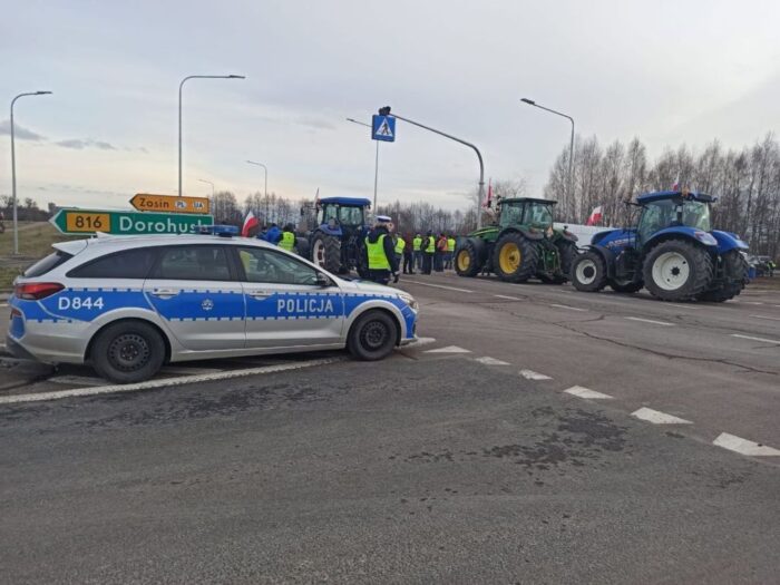 rolnicy, protest rolników, blokada, blokada dróg