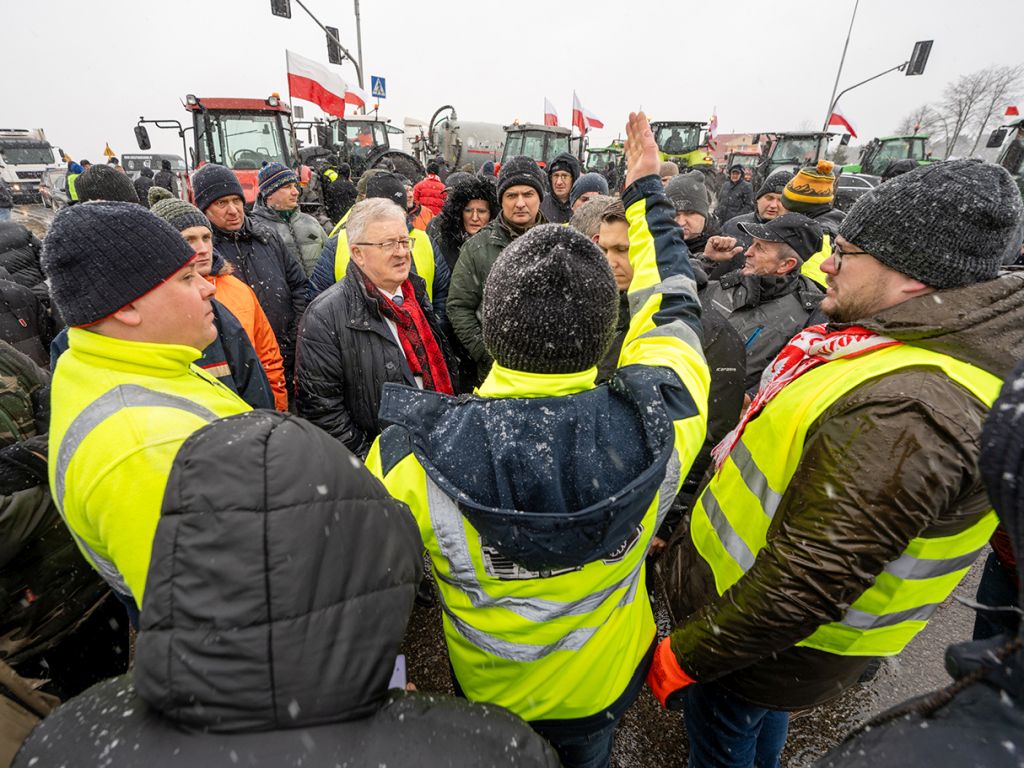 minister rolnictwa, siekierski, protest rolników, blokada dróg