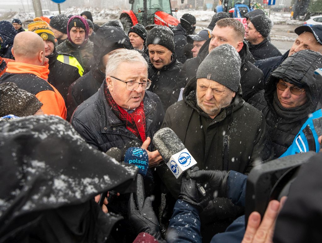 minister rolnictwa, ukraina, rozsypane zboże, incydent