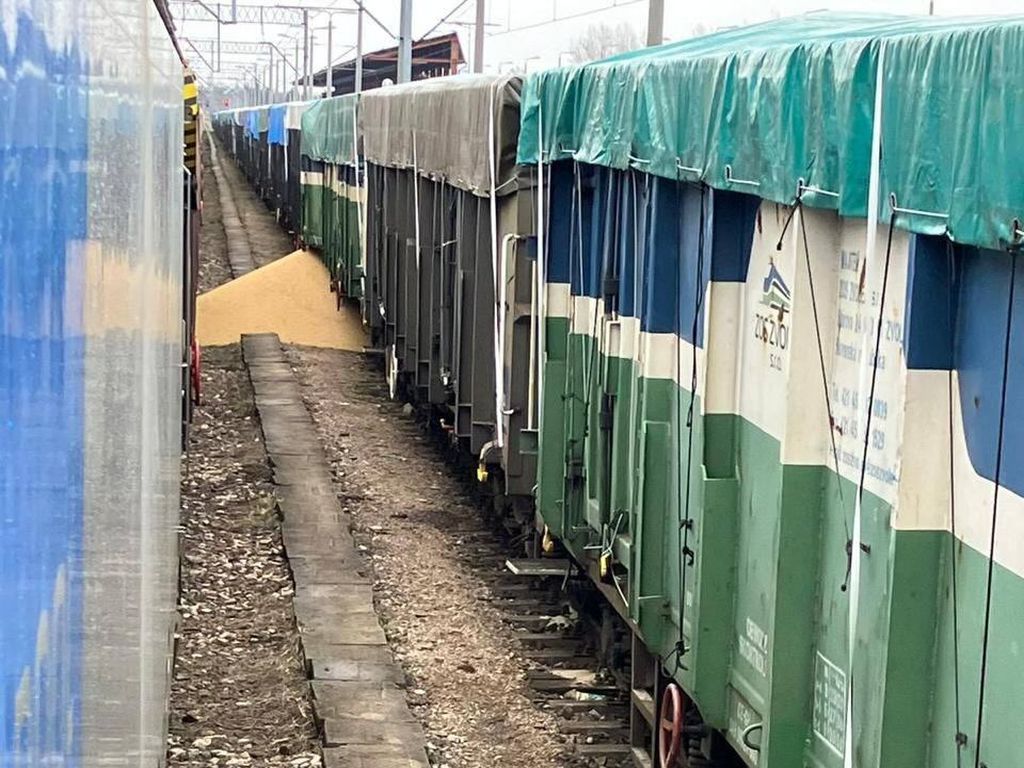 granica, ukraina, pociąg, soja