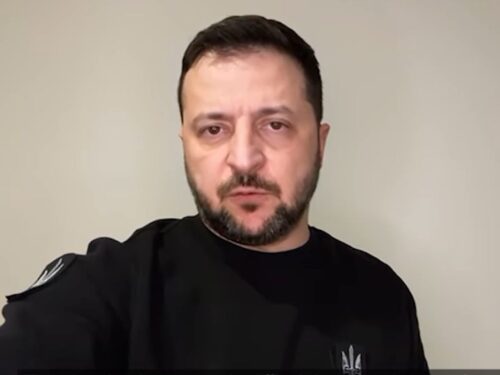 ukraina, prezydent, zełenski, granica
