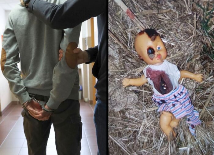 lalka, kierowca, autobus szkolny, dzieci, obornik