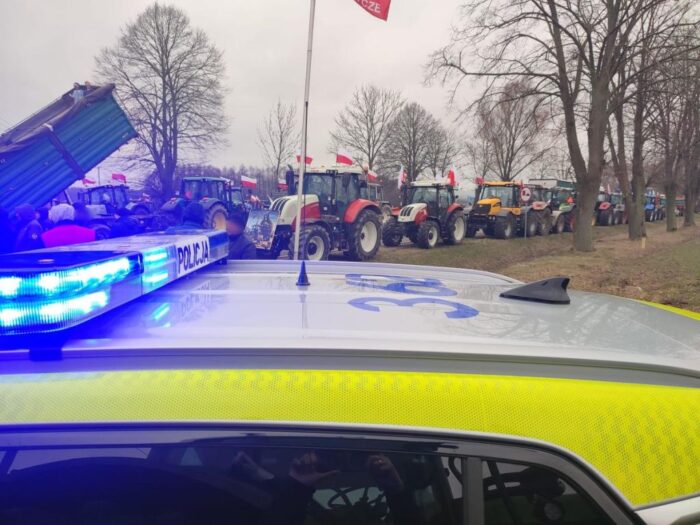 litwa, granica, budzisko, protest rolników