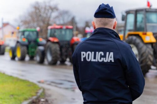 komenda główna policji, policja, kgp, protest rolników