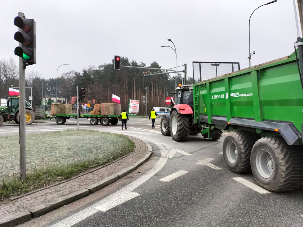 protest rolników, komorowski, zielony ład, blokada