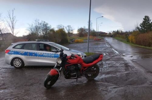 kmp jastrzębie-zdrój, motocyklista, ciągnik, tablice rejestracyjne