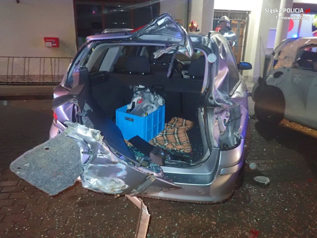 kolizja, zderzenie, ciągnik, auto