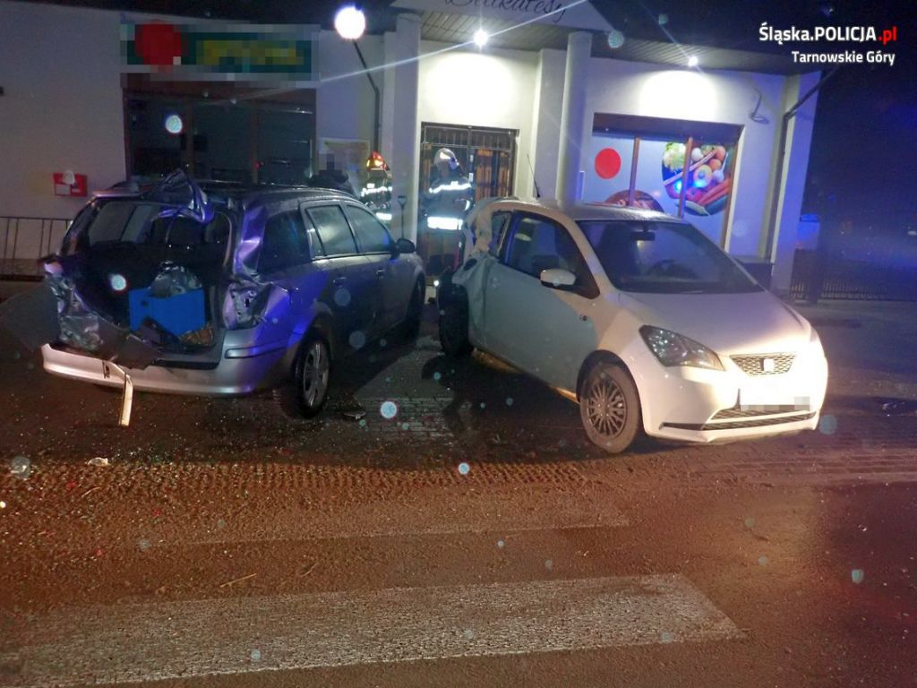 kolizja, zderzenie, ciągnik, auto