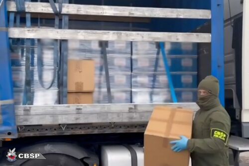 cbśp, kas, przemyt, ciężarówka, narkotyki