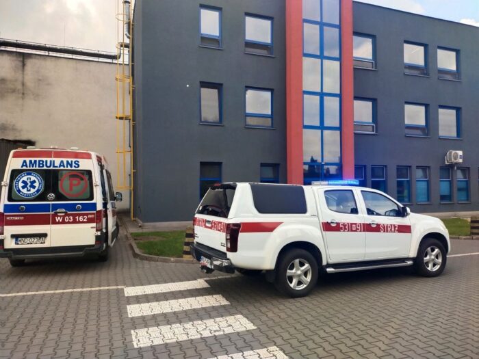 zakład piekarniczy, wyciek, amoniak, wyciek amoniaku